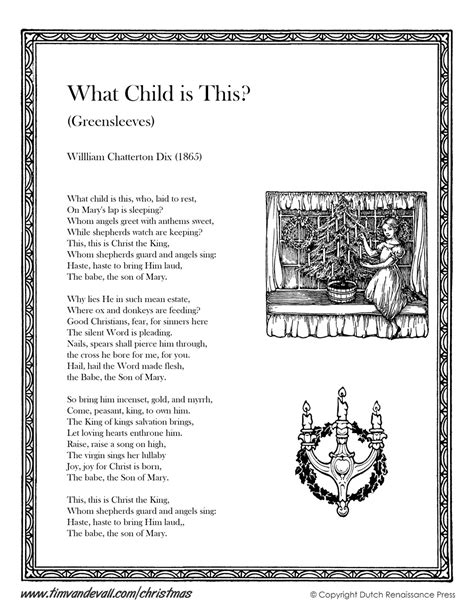 What Child Is This Greensleeves Lyrics Tims Printables