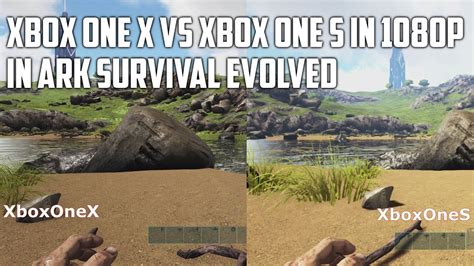 Xbox One X Vs Xbox One S Ark Comparison With 1080p Youtube