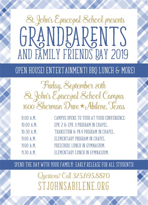 Grandparents Day St Johns Episcopal School