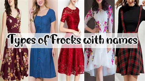 Types Of Frocks With Names Frocks Name For Girls Stylish Frocks