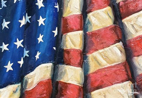 American Flag Painting By Paige Briscoe Fine Art America