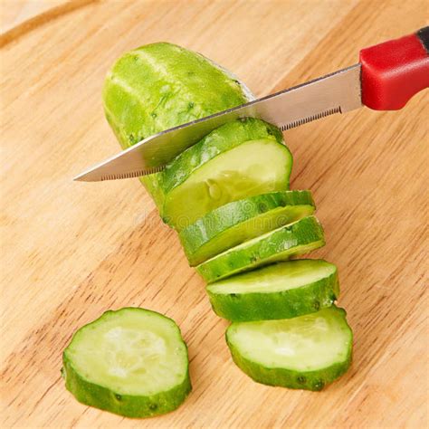 Cucumber On A Cutting Board Stock Photo Image Of Meal Healthy 30824168