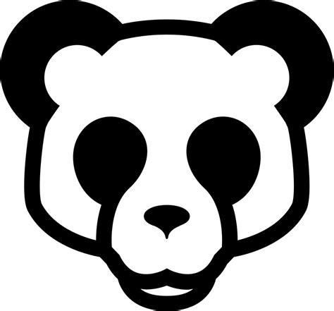 Panda Bear Face Front Svg Png Icon Free Download 74227