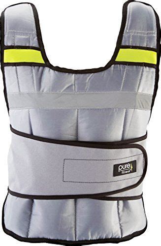 Pure Fitness Adjustable Weighted Trainingexercise Vest 20 Pounds