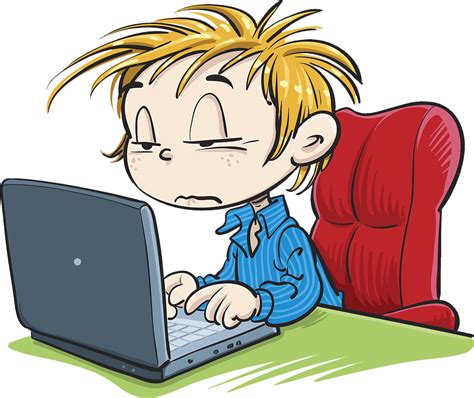Boy At Computer Clipart 10 Free Cliparts Download Images On