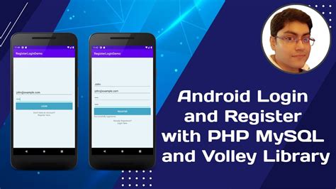 Android Login And Register With Php Mysql And Volley Library Youtube