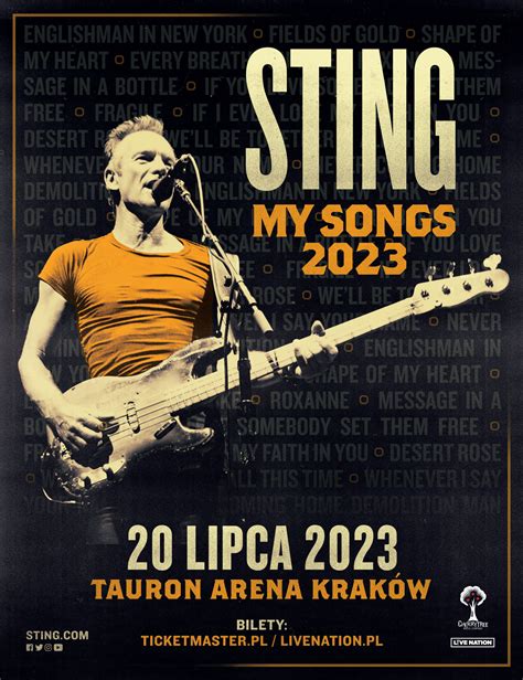 Sting Zagra W Tauron Arenie Kraków Kulturalne Media