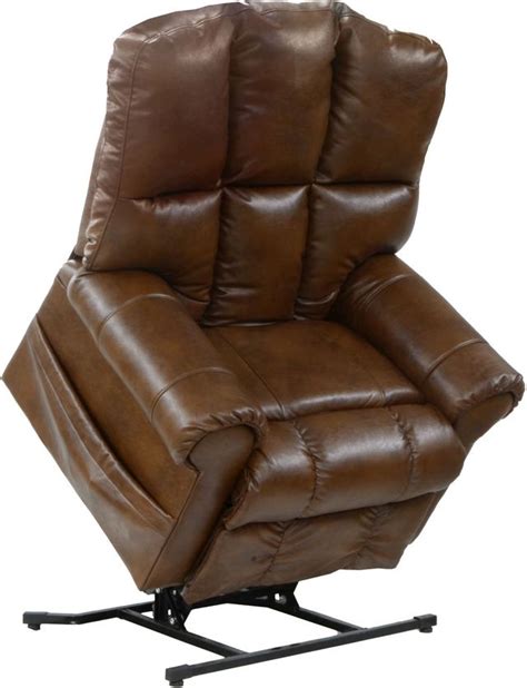 Catnapper® Stallworth Chestnut Power Lift Full Lay Out Chaise Recliner