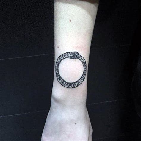 75 Ouroboros Tattoo Designs For Men Circular Ink Ideas