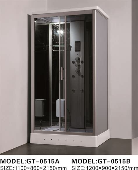 Durable Walk In Steam Shower Cubicle Jacuzzi Steam Shower Cabins With