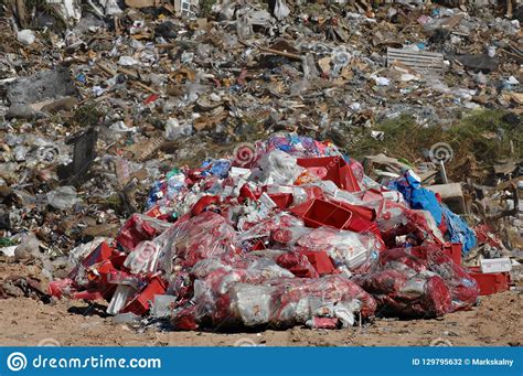 Hazardous Waste In Landfill Stock Photo Image Of Garbage Dump