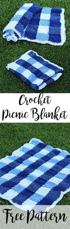 Crochet Gingham Picnic Blanket • Sewrella Crochet Quilt Crochet