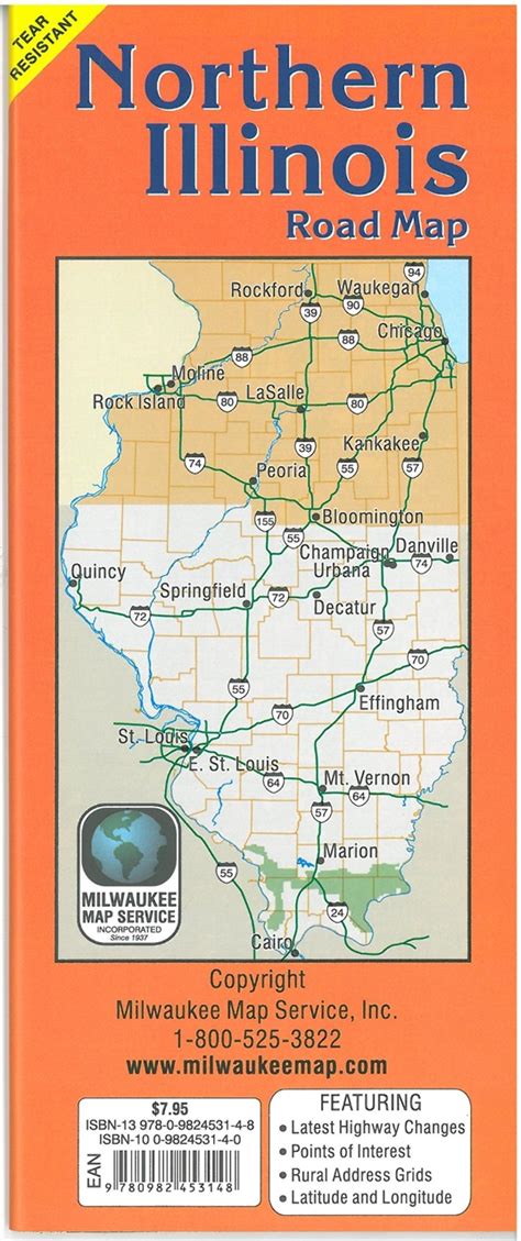 Northern Illinois Map With Cities United States Map