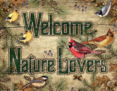 Welcome Nature Lovers Painting By Jq Licensing