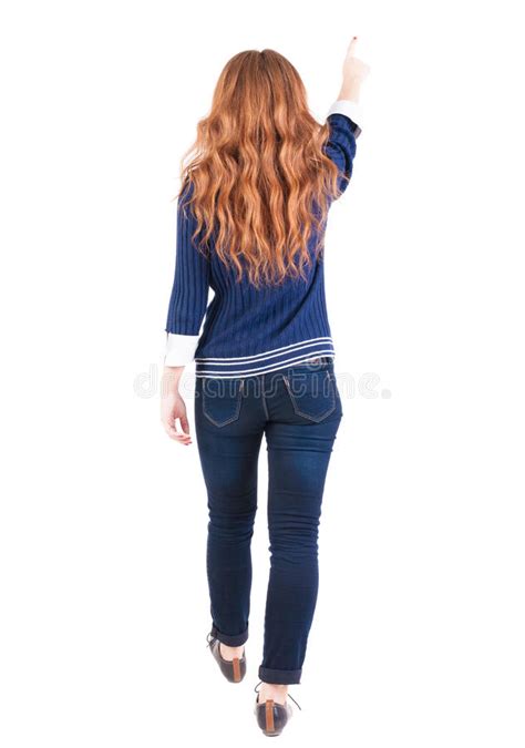 Back View Of Walking Woman Stock Photo Image Of Cheerful 30893462