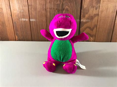 Barney Stuffed Animal Plush Barney Small Stuffed Barney Cute Barney