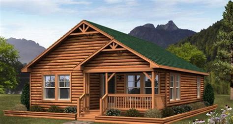 24 Pictures Log Modular Home Kelseybash Ranch