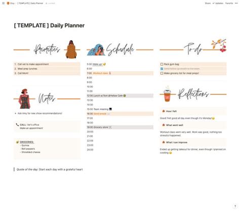 Daily Planner Notion Template