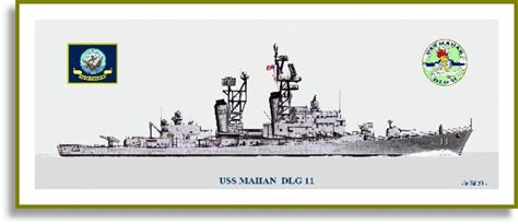 Uss Mahan Dlg 11 Print Destroyers G M