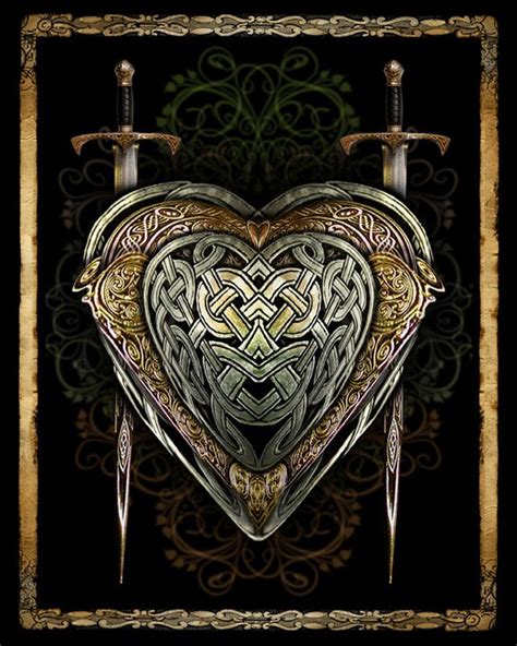The Warrior Heart Art Print By Brian Giberson Etsy