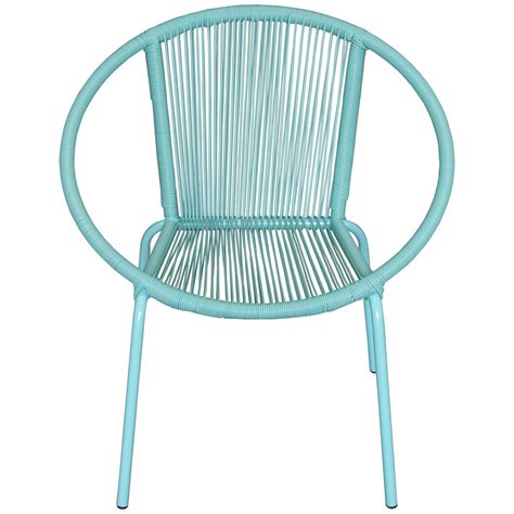 With its large round frame, our camden outdoor chair makes a stunning statement. Aqua Round Wicker Chair | At Home
