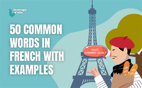 Master 50 Common Words In French With Examples Leverage Edu
