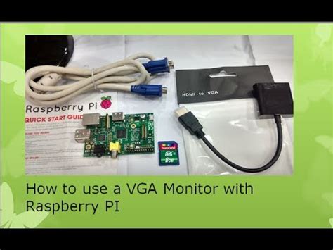 How To Use A VGA Monitor With Raspberry PI YouTube