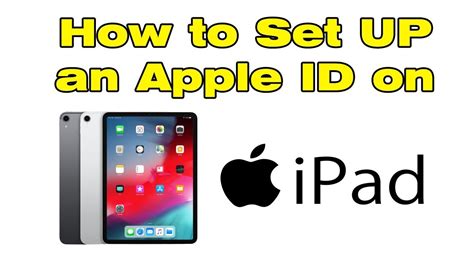How to Set up iPad with New Apple ID or Existing Apple ID - YouTube