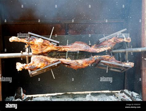 Spit Roasting Hi Res Stock Photography And Images Alamy