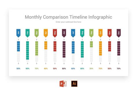 Monthly Timeline Infographics Infographic Timeline Infographic Timeline