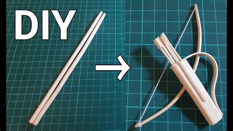 Sturdy pvc pipe and 1/16 steel cable for the bow, and a wooden dowel capped with a rubber foot does the trick! 89#從基礎學技巧－－－用一雙竹筷製作弓，箭矢與箭袋 DIY the mini Bow, Arrows and ...