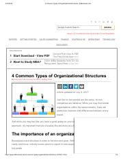 4 Common Types Of Organizational Structures AllBusiness Pdf 6 16