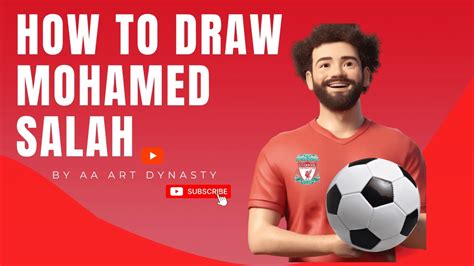 How To Draw Mohamed Salah Youtube