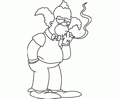 Simpsons Coloring Pages Easy Free Printable Funny Coloring Pages For