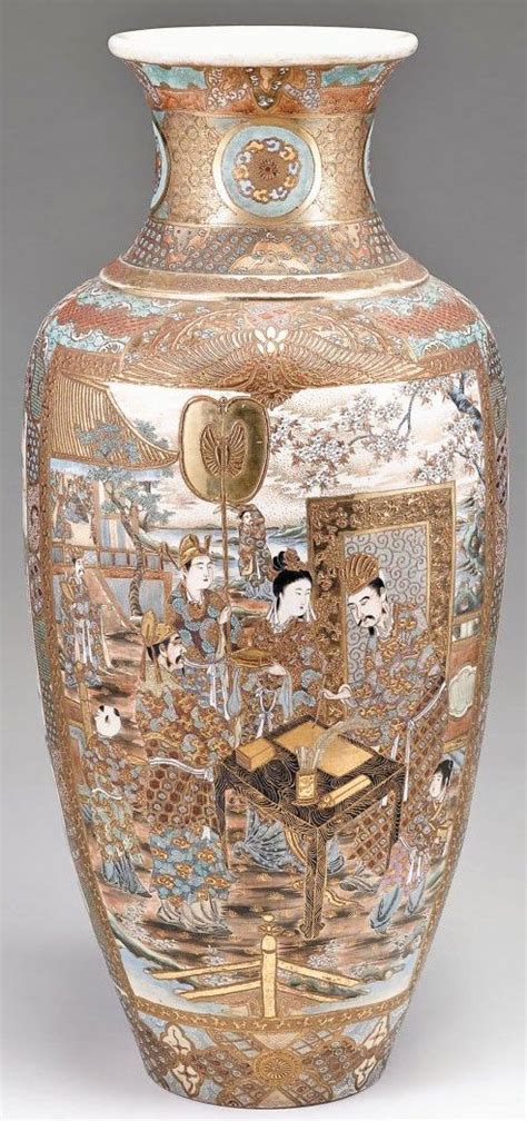 Awesome Tall Japanese Floor Vase Hadir
