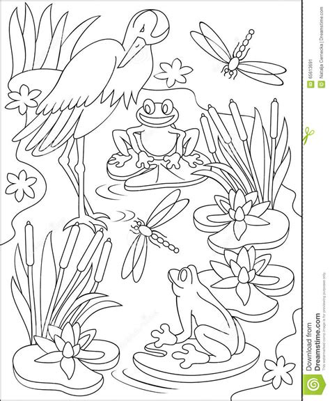 Swamp Art Coloring Pages