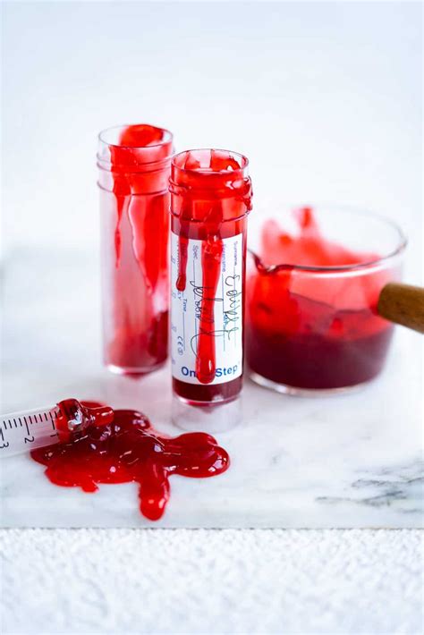 Edible Fake Blood Recipe Cart