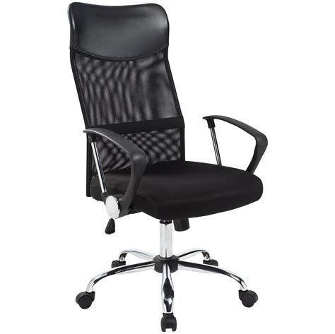 Aster High Back Mesh Office Chair Black Operator Task Chairs