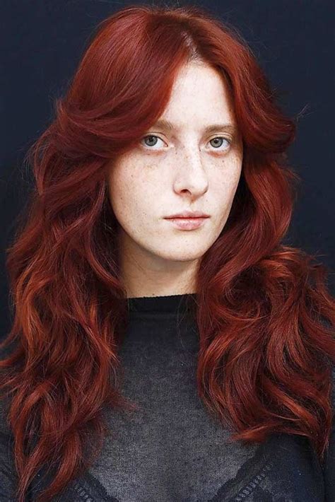 Hair Color 2017 2018 Dark Ginger Hair Redhair Wavyhair ️ Discover The Red Hair Color Chart