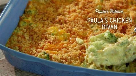 I love paula deen so i was excited to try this recipe but it was very saucy. Paula Deen's Chicken Divan Recipe | Just A Pinch Recipes