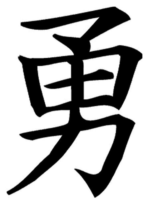 Brave Kanji By Bexika On Deviantart Kanji Tattoo Japanese Symbols