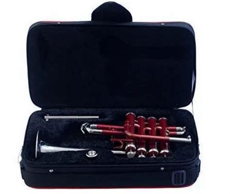 Wind Brass Rmze Professional 4 Value Red Silver Piccolo Trumpet Weight