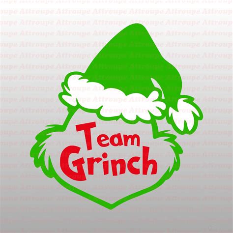 Team Grinch Christmas Dr Seuss SVG Svg Dxf Cricut Etsy