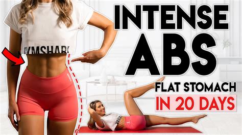 Intense Abs Fat Burn In Days Flat Stomach Min Home Workout Youtube