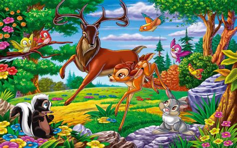 Great Prince Of The Fores Father Of Bambi Friends Thumper Rabbit And