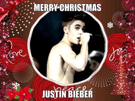 Merry Christmas Justin Bieber Justin Bieber Fan Art 33097155 Fanpop