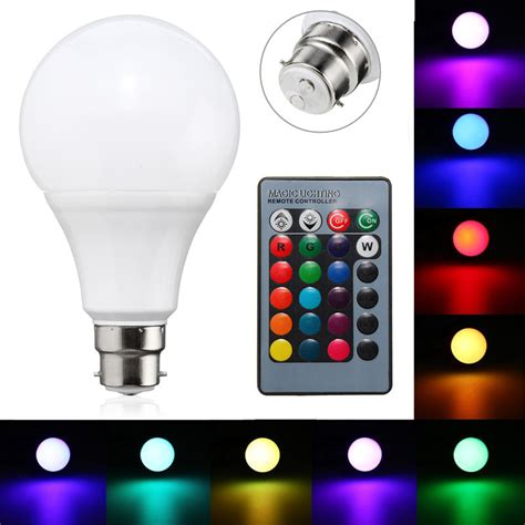 Aanbieding E27 3w Rgb Led Light Bulb Ball Lamp Color Changingir Remote