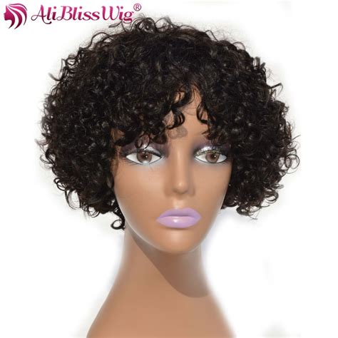 Image Result For Short Curly Wig With Bangs Short Curly Hair