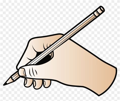 Hand Writing With Pen Clip Art