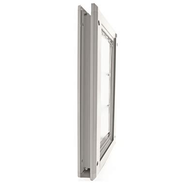 Extra large single flap for walls with black aluminum frame doggy door. Patio Pacific Endura Flap Extra Large Door Mount - Single ...